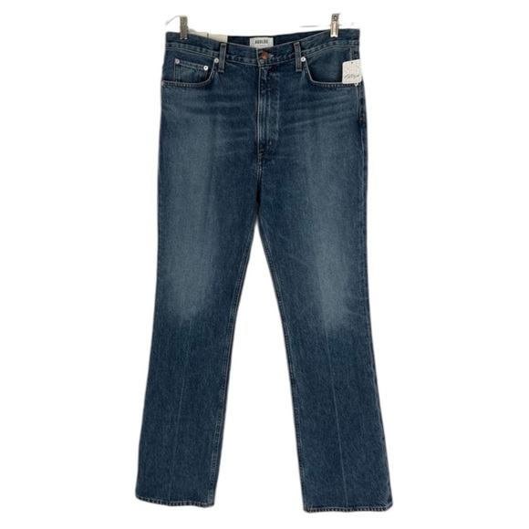 AGOLDE Vintage Flare Dark Wash High Rise Classic Denim Jeans in Absolute 32 NWT - Picture 1 of 11
